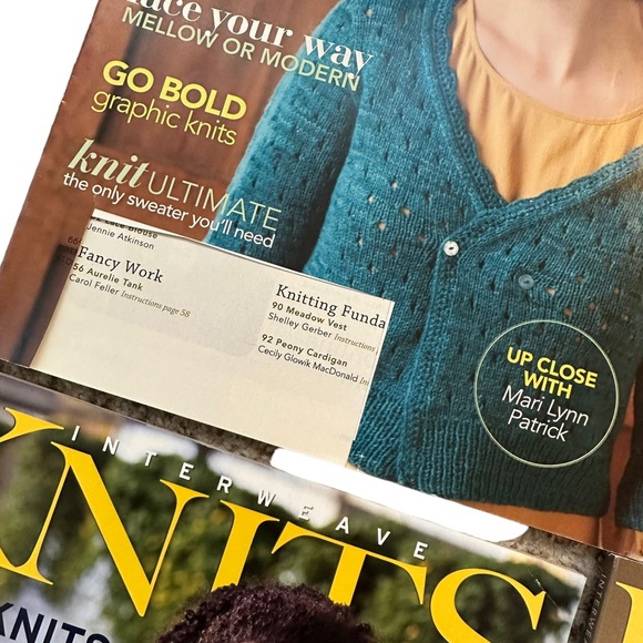7 Interweave Knits Knitting Magazines - Picture 2 of 2